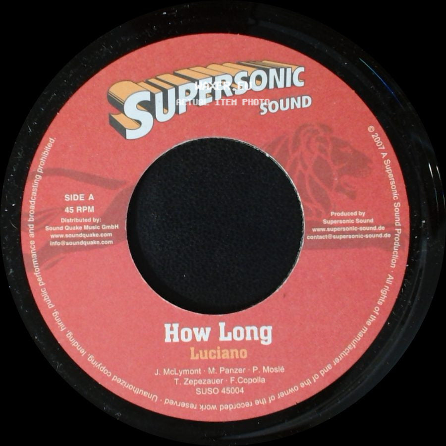 Luciano - How Long / Tell Me Why side A