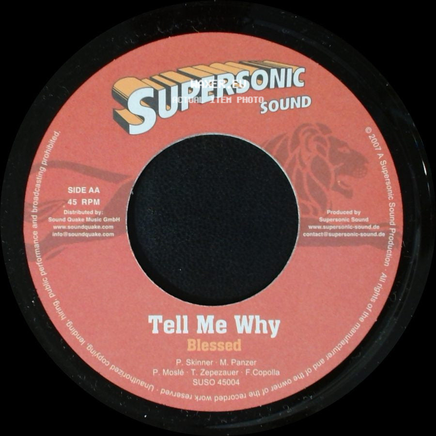 Luciano - How Long / Tell Me Why side B