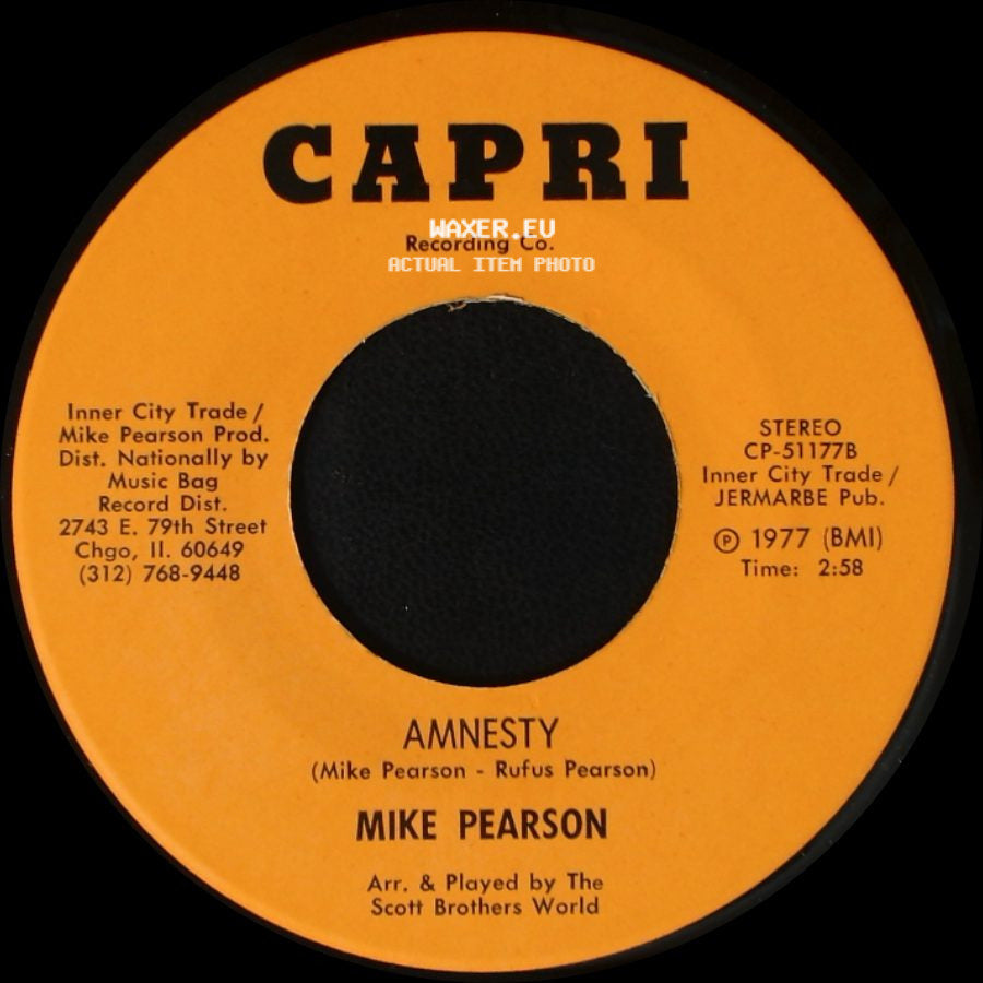 Mike Pearson - Ragged Jeans / Amnesty side B