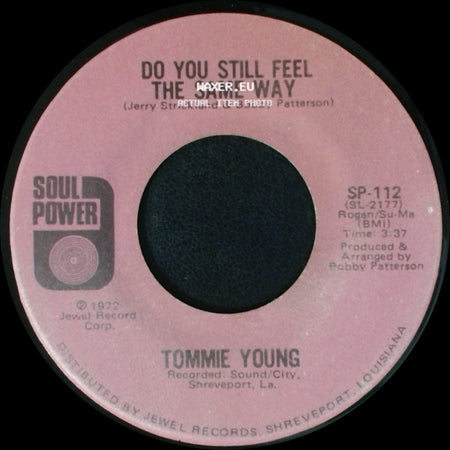 Tommie Young - Everybody's Got A Little Devil In Their Soul / Do You Still Feel The Same Way side B