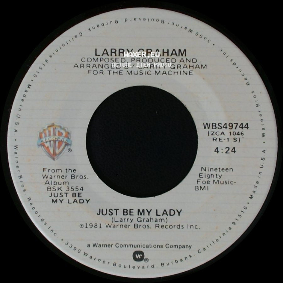 Larry Graham - Just Be My Lady / Feels Like Love side A