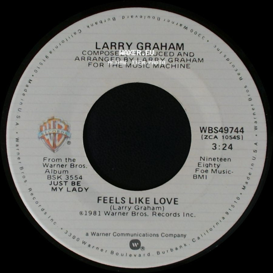 Larry Graham - Just Be My Lady / Feels Like Love side B