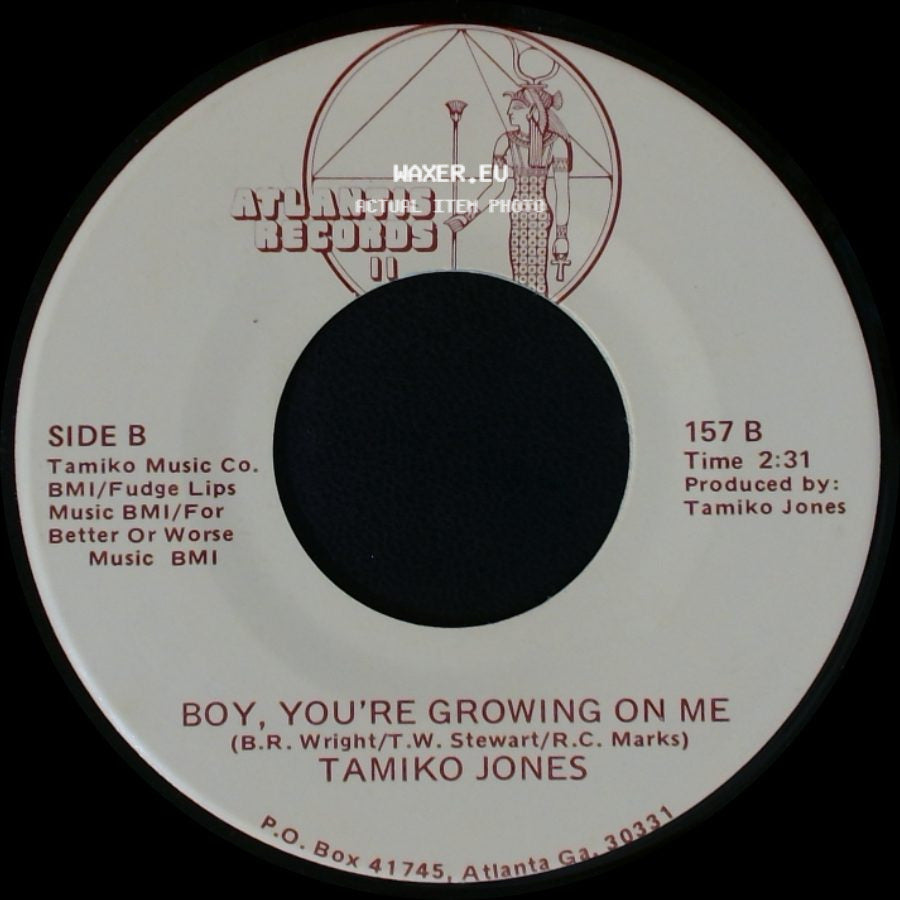 Tamiko Jones - Ooh Baby, Baby / Boy, You're Growing On Me side B