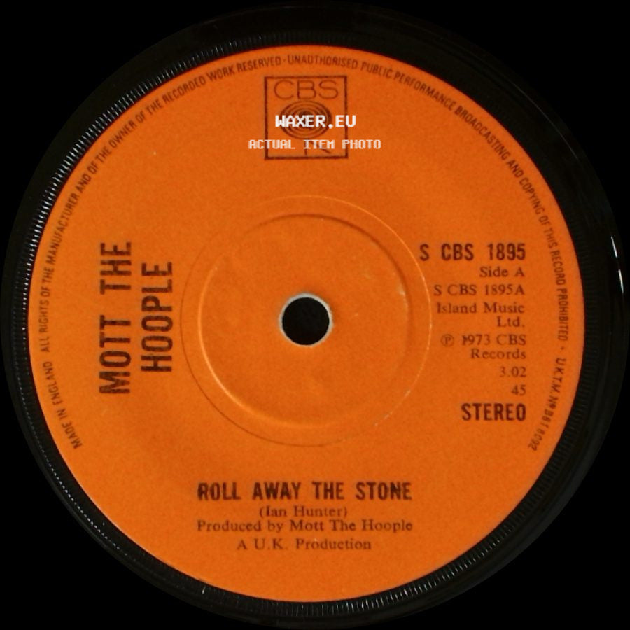 Mott The Hoople - Roll Away The Stone / Where Do You All Come From side A