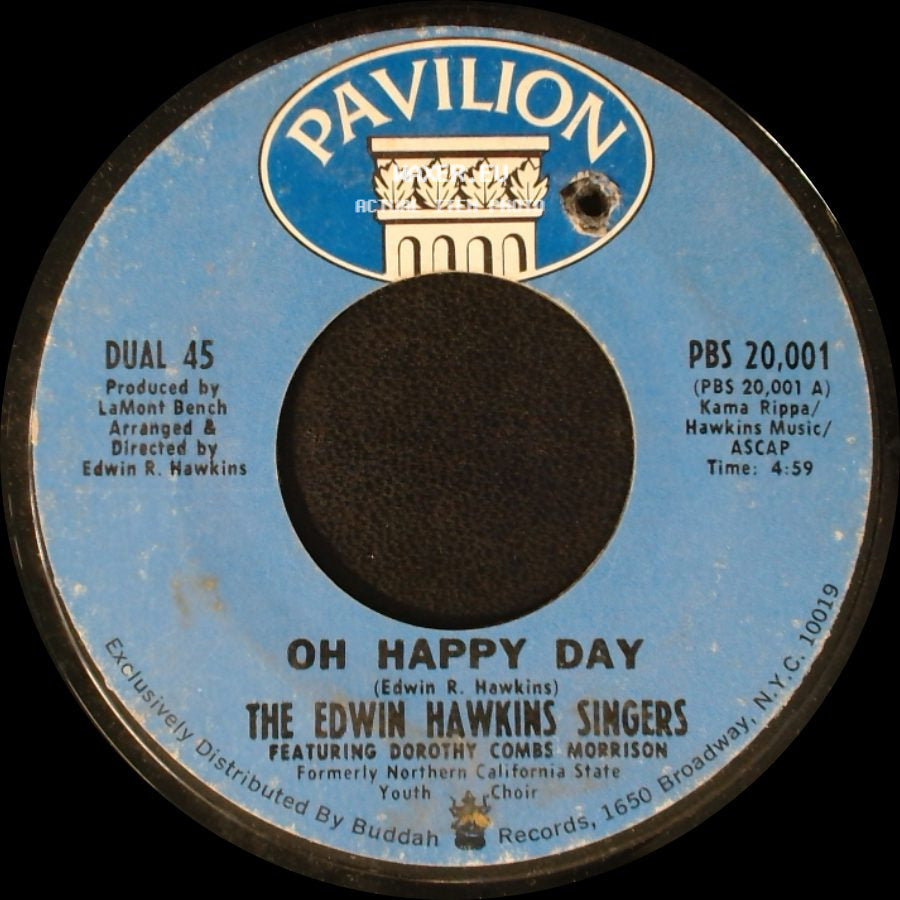 The Edwin Hawkins Singers / The Edwin Hawkins Singers Featuring Dorothy Combs Morrison - Jesus, Lover Of My Soul / Oh Happy Day side B