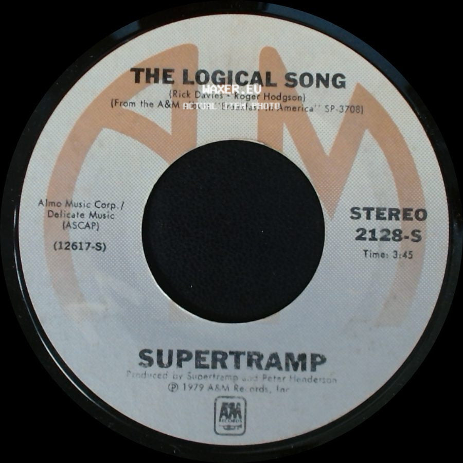 Supertramp - Just Another Nervous Wreck / The Logical Song side B