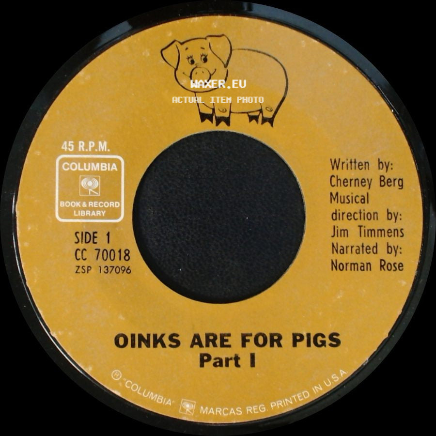 Unknown Artist - Oinks Are For Pigs Part I / Oinks Are For Pigs Part Ii side A