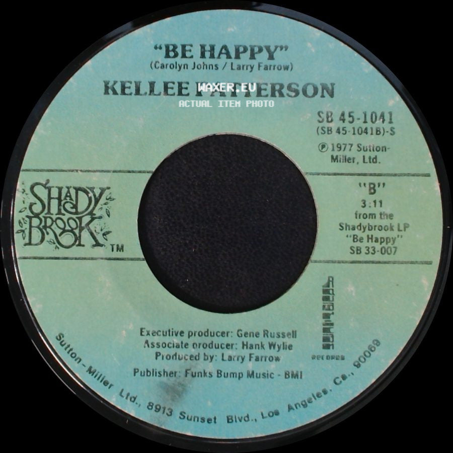Kellee Patterson - If It Don't Fit, Don't Force It / Be Happy side B