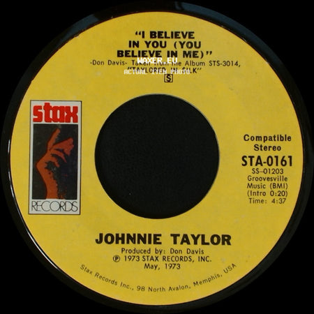 Johnnie Taylor - I Believe In You (You Believe In Me) / Love Depression side A
