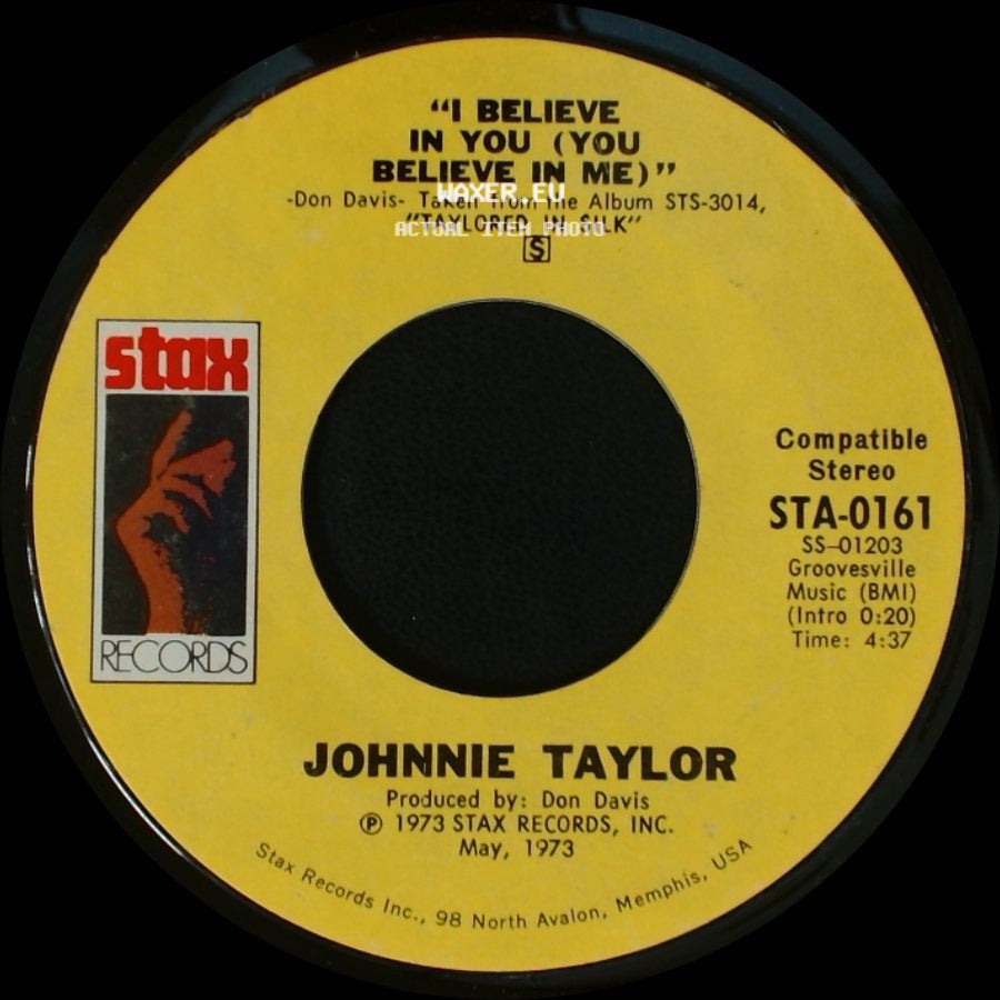 Johnnie Taylor - I Believe In You (You Believe In Me) / Love Depression side A