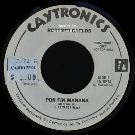 Roberto Carlos - Por Fin Manana / Viviendo Por Vivir (Viendo Por Viver) side A