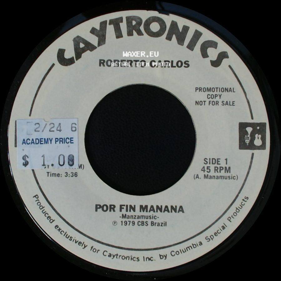 Roberto Carlos - Por Fin Manana / Viviendo Por Vivir (Viendo Por Viver) side A