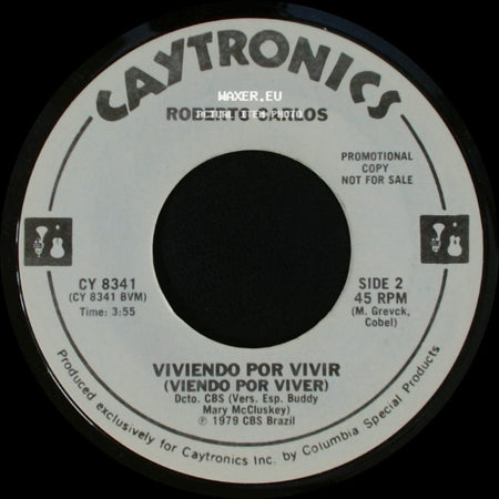 Roberto Carlos - Por Fin Manana / Viviendo Por Vivir (Viendo Por Viver) side B
