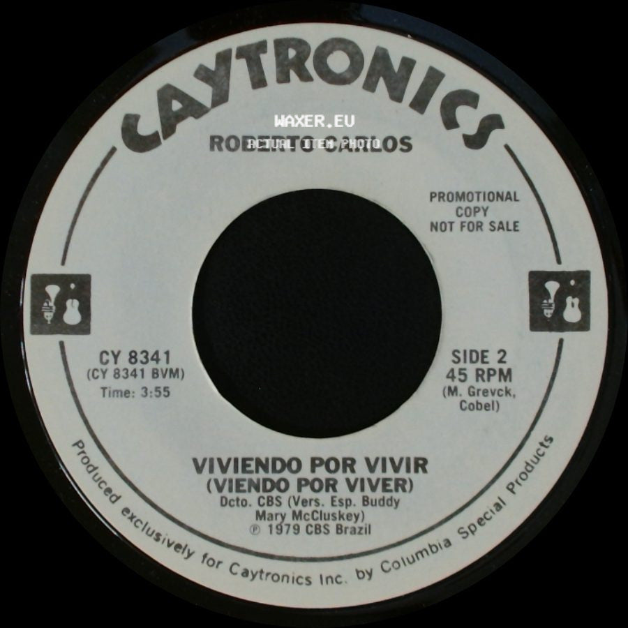 Roberto Carlos - Por Fin Manana / Viviendo Por Vivir (Viendo Por Viver) side B