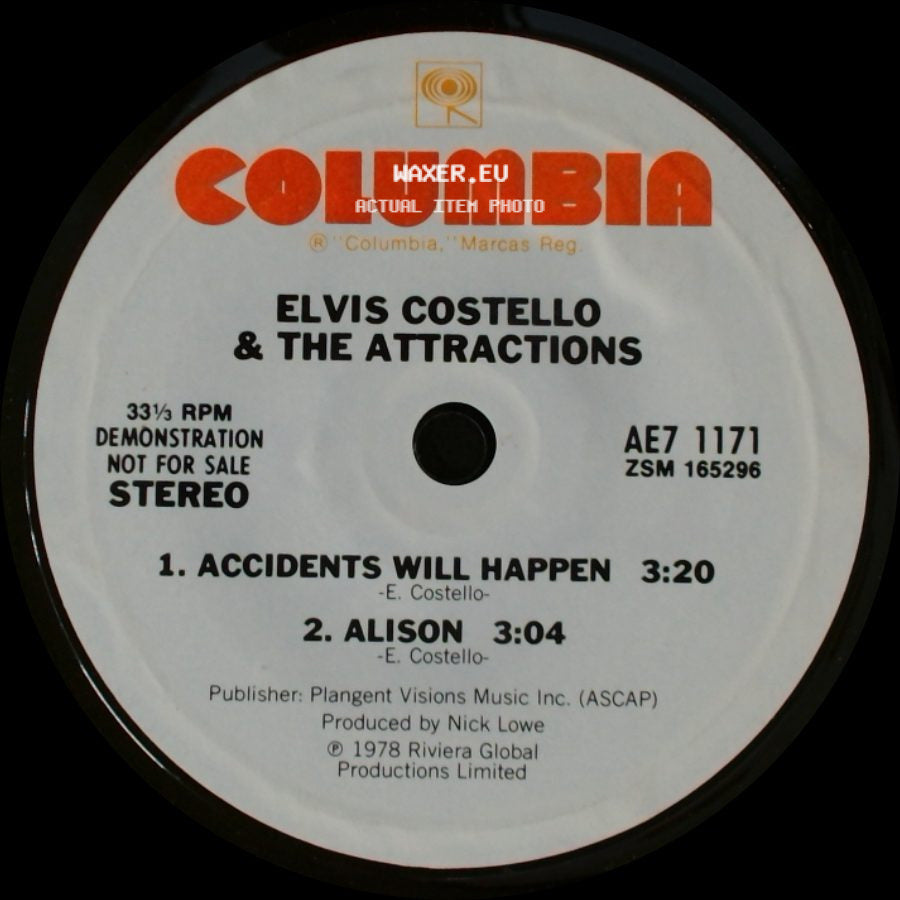 Elvis Costello & The Attractions - Watching The Detectives / Unknown Title B side B