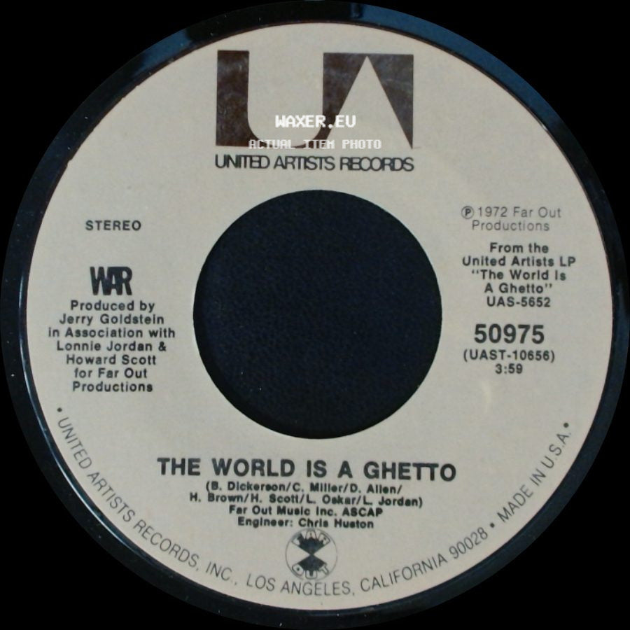 War - The World Is A Ghetto / Four Cornered Room side A