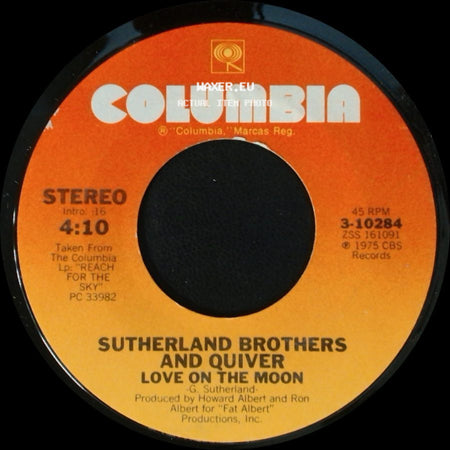 Sutherland Brothers And Quiver - Love On The Moon / Arms Of Mary side A