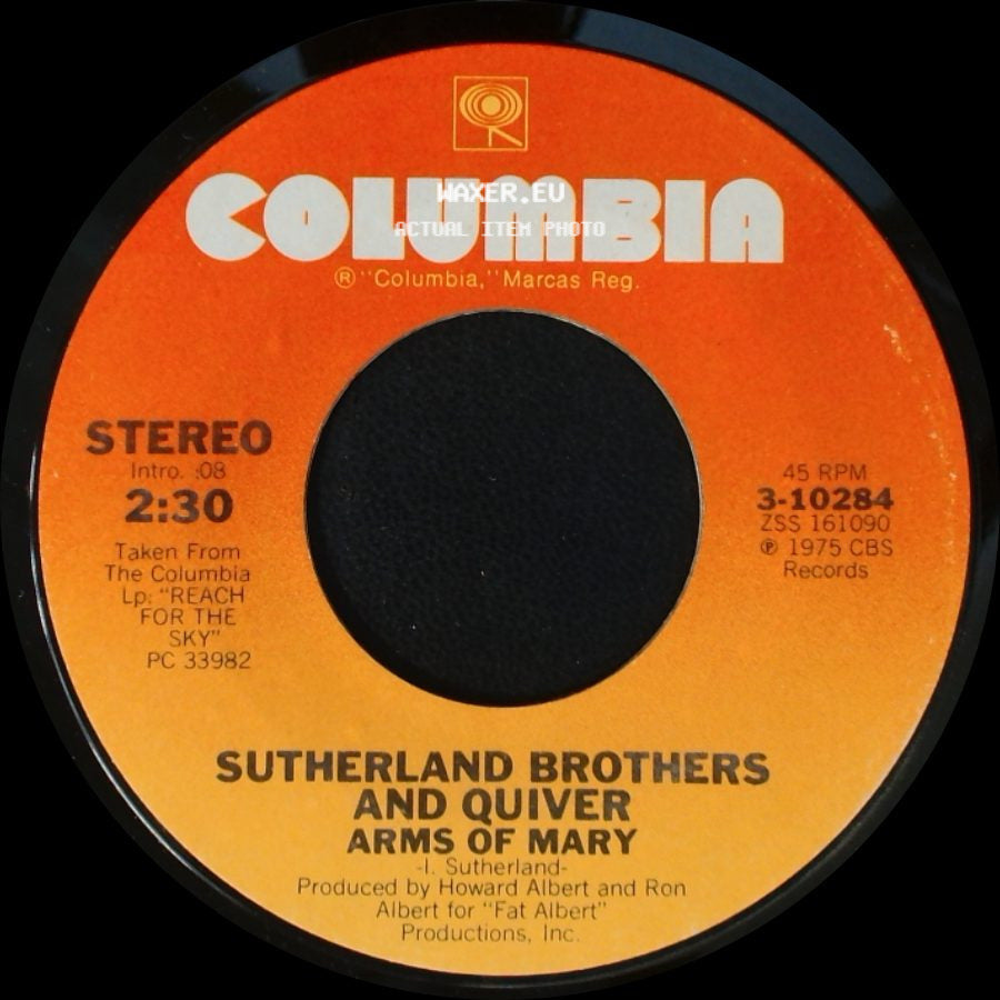 Sutherland Brothers And Quiver - Love On The Moon / Arms Of Mary side B