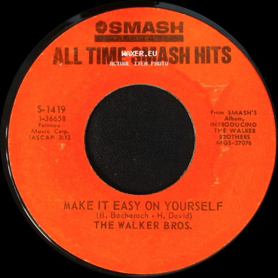 The Walker Bros. - The Sun Ain't Gonna Shine (Anymore) / Make It Easy On Yourself side B