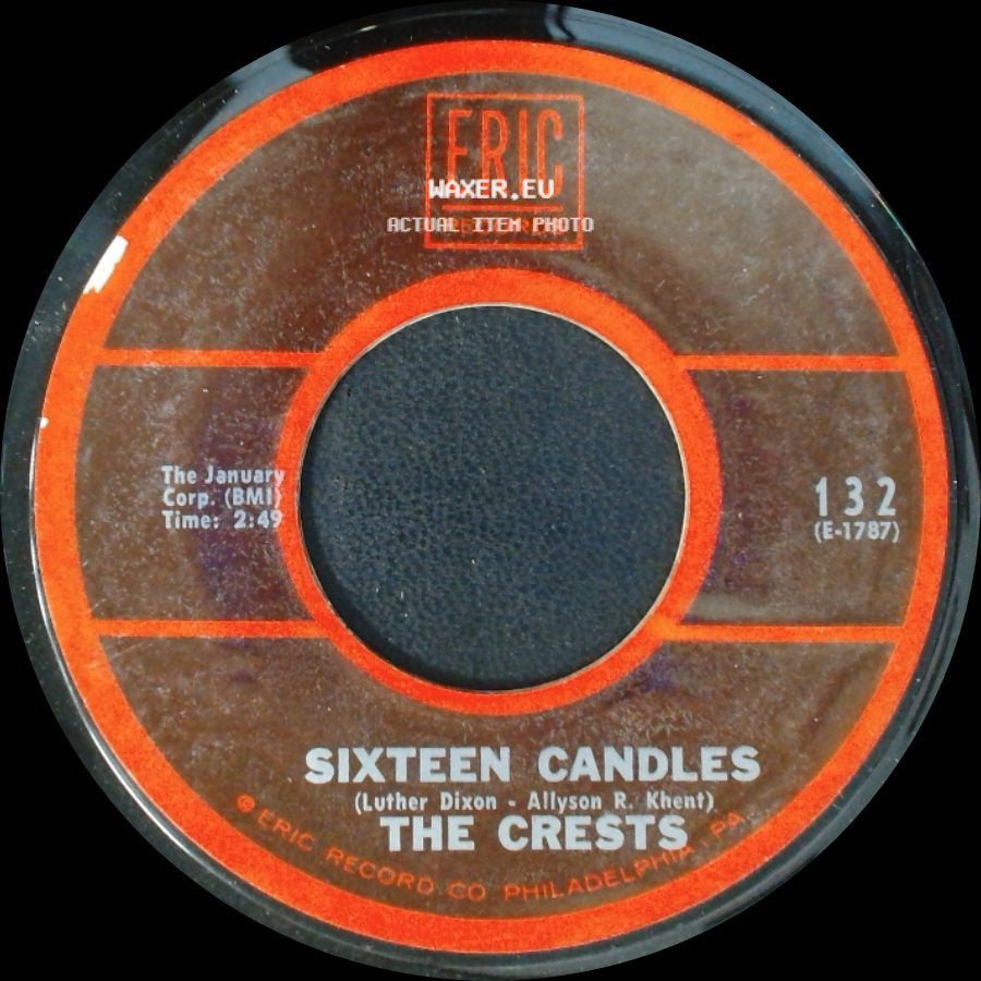 The Crests - Sixteen Candles / Trouble In Paradise side A