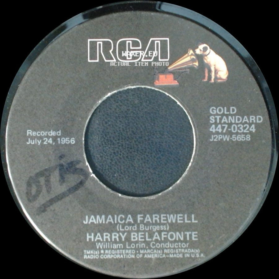 Harry Belafonte - Jamaica Farewell / Banana Boat (Day-O) side A