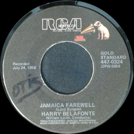 Harry Belafonte - Jamaica Farewell / Banana Boat (Day-O) side A