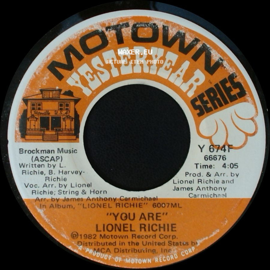 Lionel Richie - You Are / Truly side A