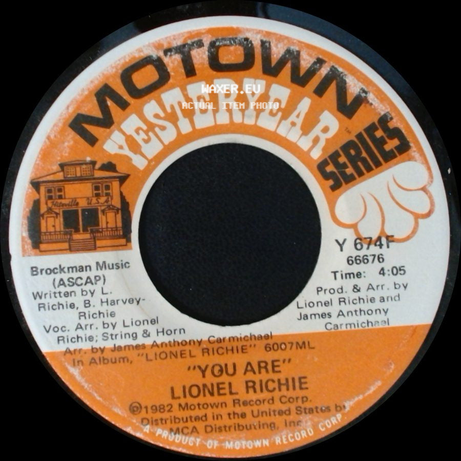 Lionel Richie - Truly / You Are side B