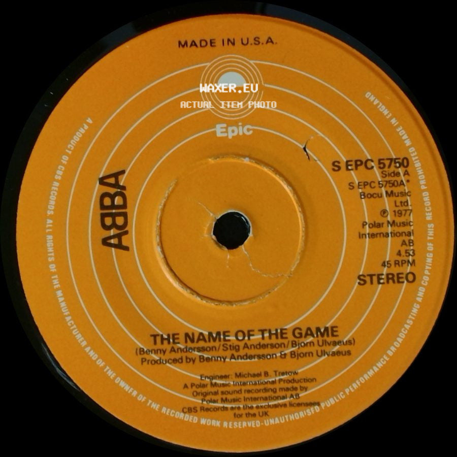 Abba - The Name Of The Game / I Wonder (Departure) side A