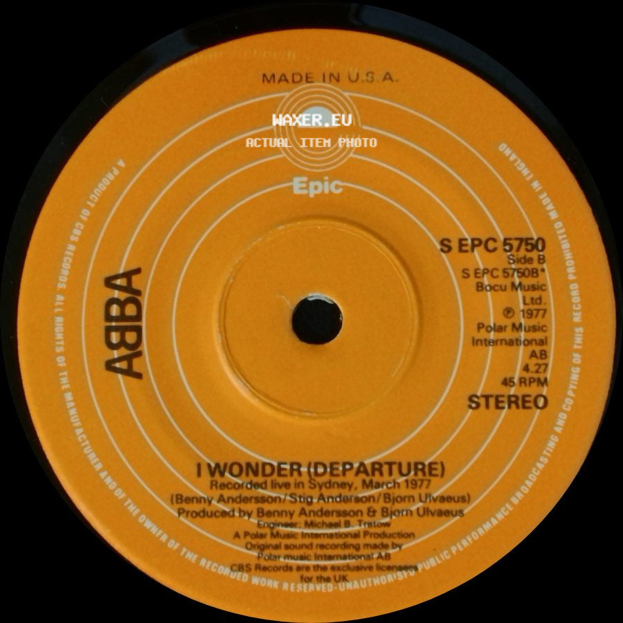 Abba - The Name Of The Game / I Wonder (Departure) side B