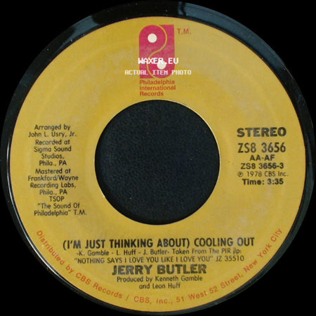 Jerry Butler - (I'm Just Thinking About) Cooling Out / Are You Lonely Tonight side A