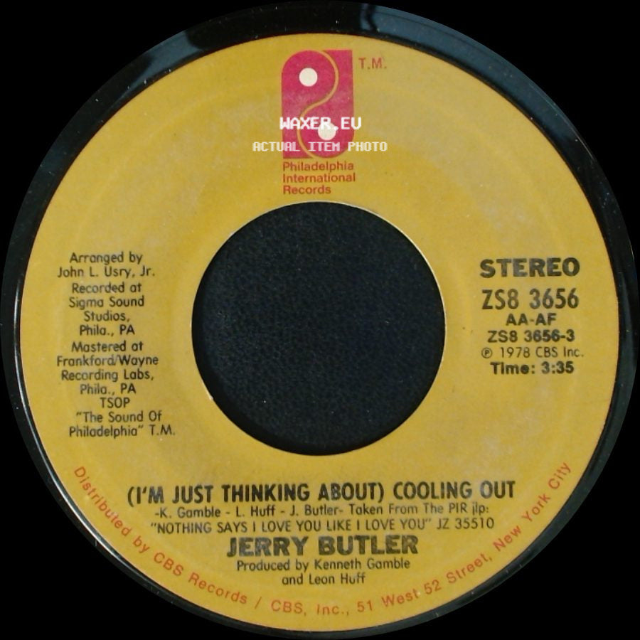 Jerry Butler - (I'm Just Thinking About) Cooling Out / Are You Lonely Tonight side A