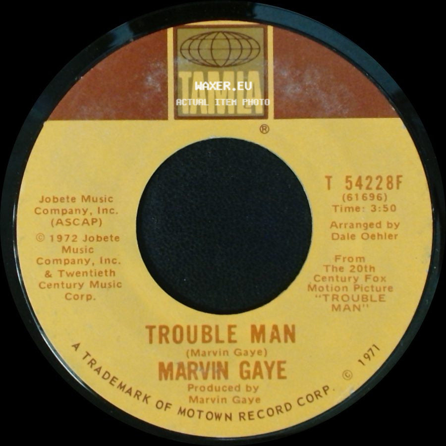 Marvin Gaye - Don't Mess With Mister "T" / Trouble Man side B