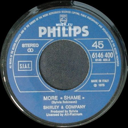 Shirley & Company - More "Shame" / Shame, Shame, Shame side A