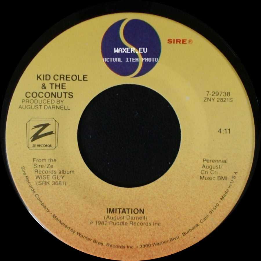Kid Creole & The Coconuts - Imitation / Annie, I'm Not Your Daddy side A