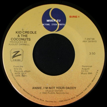 Kid Creole & The Coconuts - Imitation / Annie, I'm Not Your Daddy side B