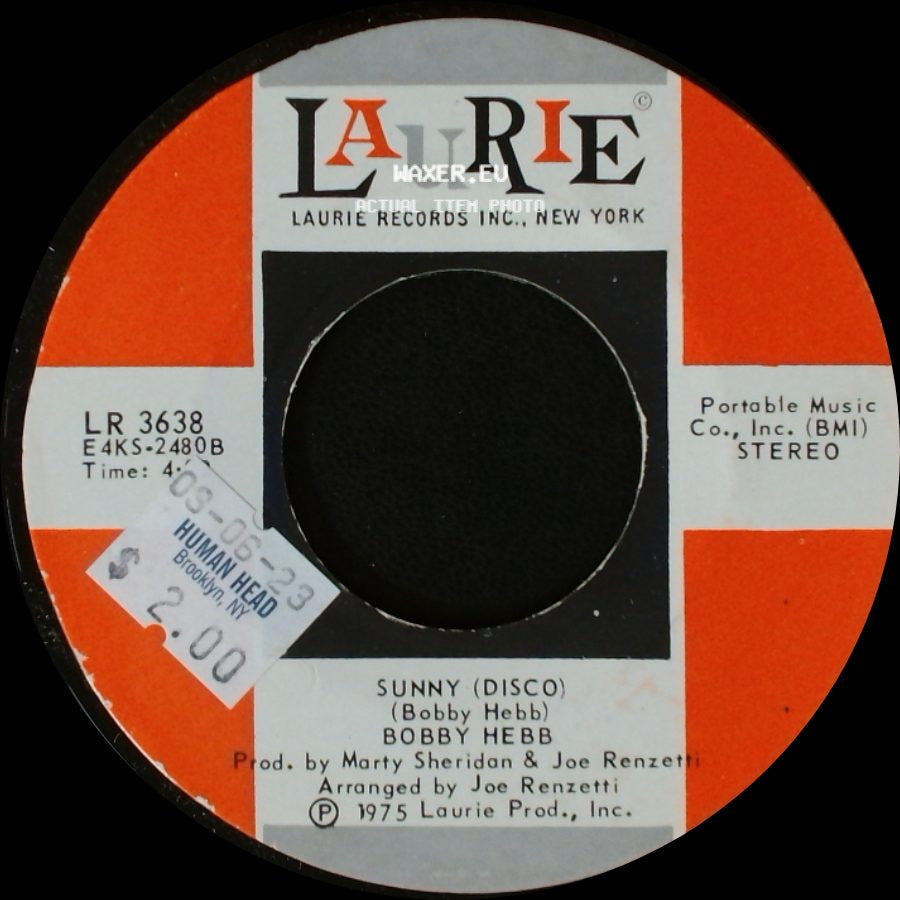 Bobby Hebb - Sunny (Disco) / Sunny '76 side A