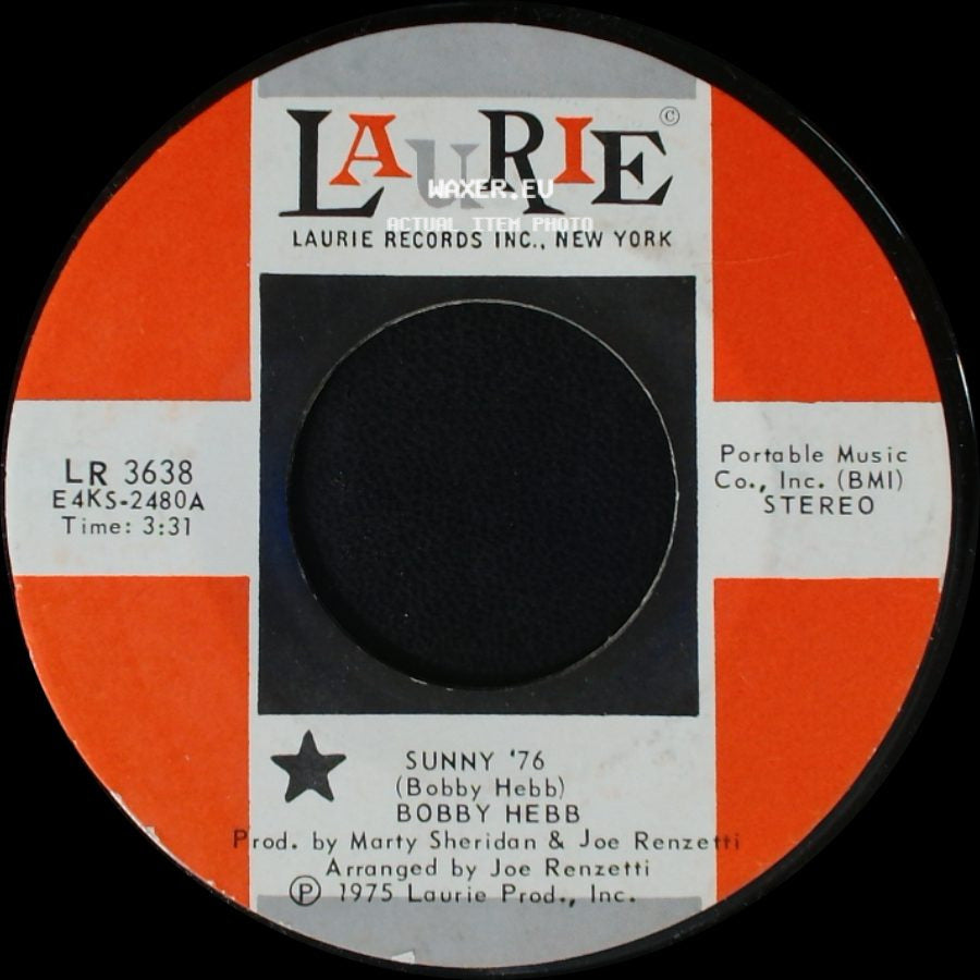 Bobby Hebb - Sunny (Disco) / Sunny '76 side B