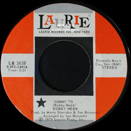 Bobby Hebb - Sunny (Disco) / Sunny '76 side B