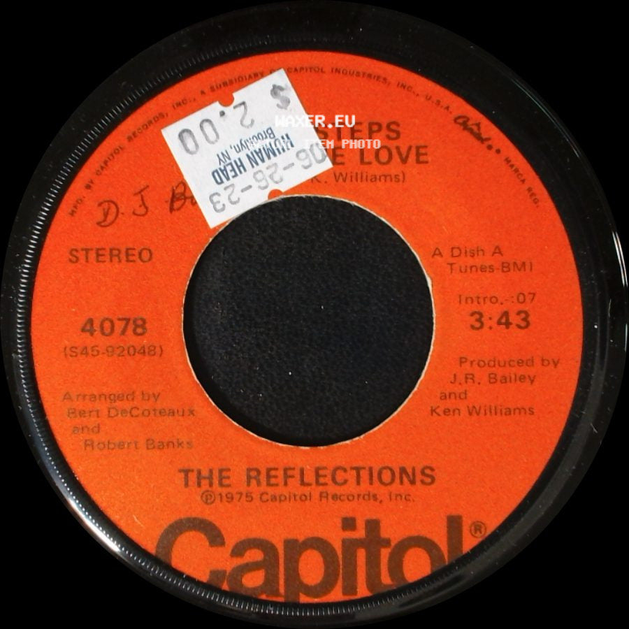The Reflections - Steps Of Love / How Could We Let The Love Get Away side A