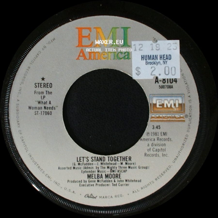 Melba Moore - Let's Stand Together / What A Woman Needs side A