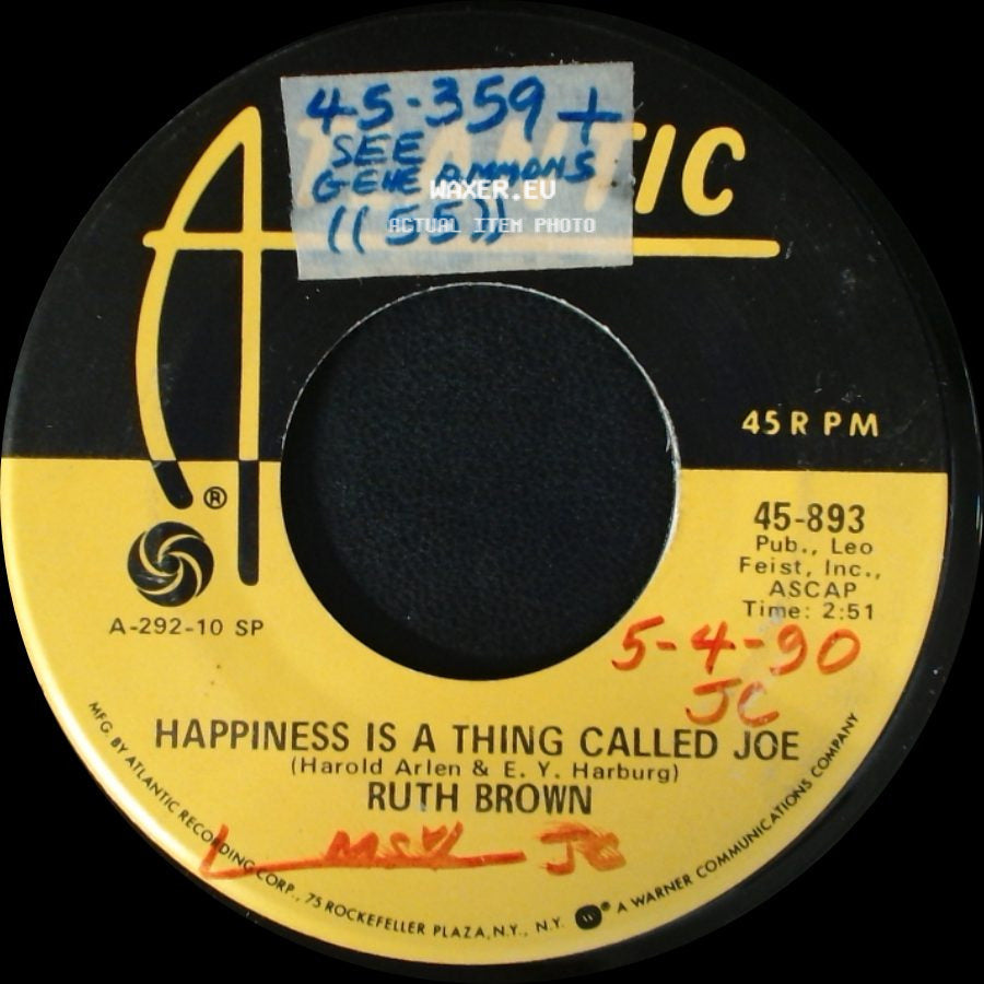 Ruth Brown - Happiness Is A Thing Called Joe / Love Me Baby side A