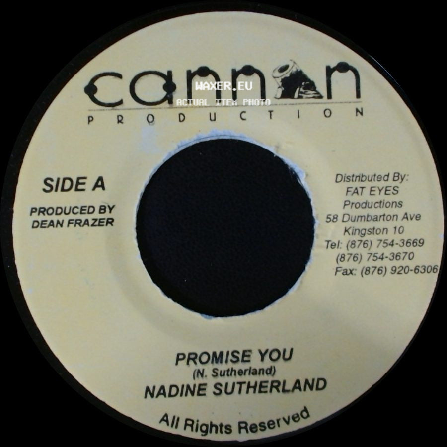 Nadine Sutherland - Promise You / Version side A