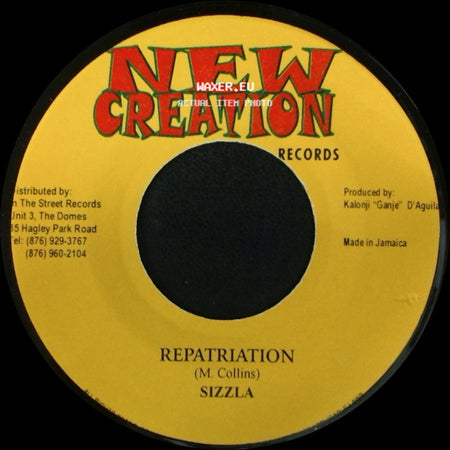 Renegade X / Sizzla - Instrumental Memories Rhythm / Repatriation side B