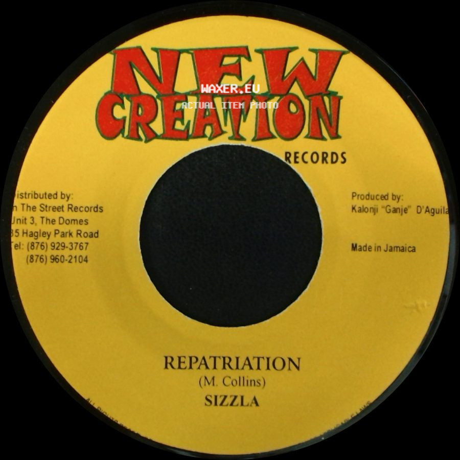 Renegade X / Sizzla - Instrumental Memories Rhythm / Repatriation side B