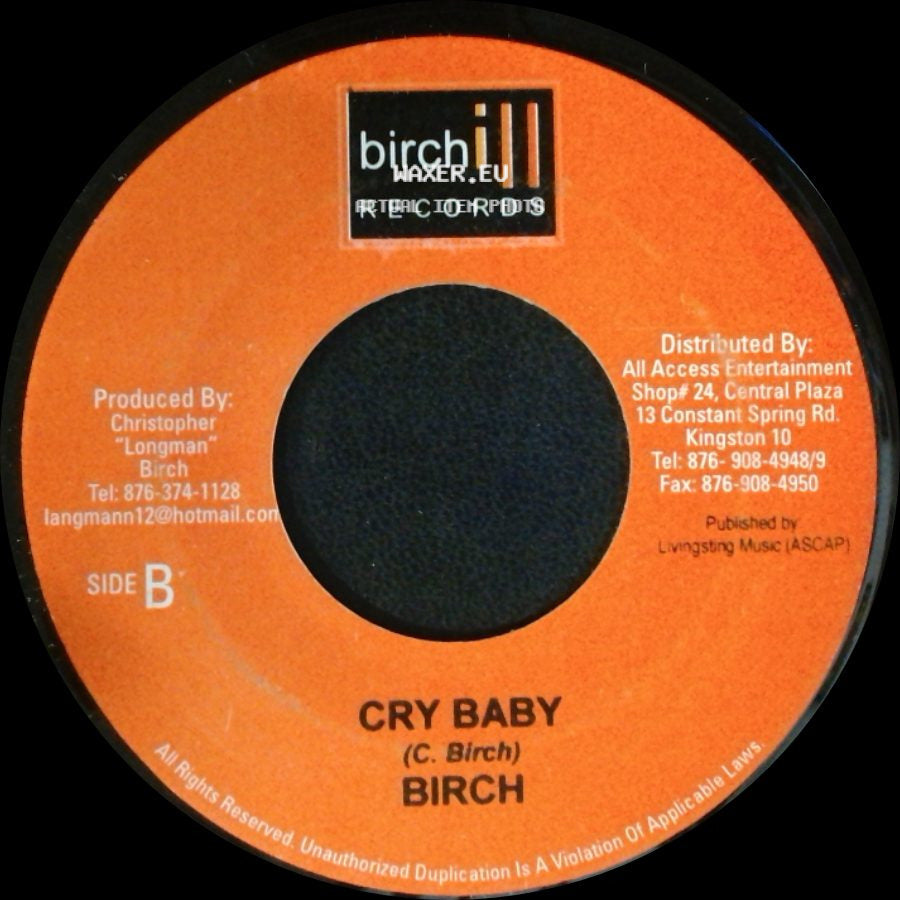 Sizzla / Birch - Thanks And Praise / Cry Baby side B
