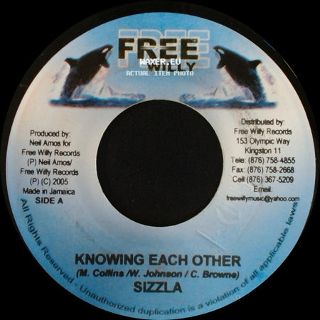 Sizzla / Steely & Clevie - Knowing Each Other / Handle Riddim side A