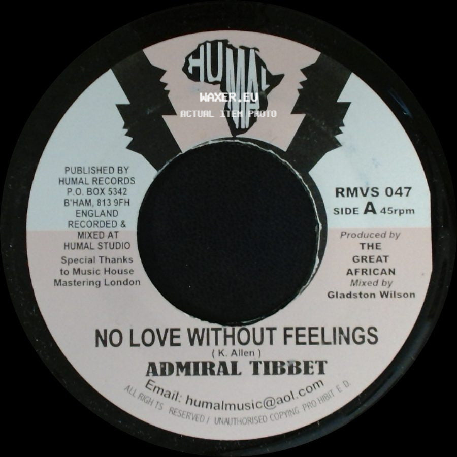Admiral Tibbet - No Love Without Feelings / Smiling Face Ridim Featuring Broadfinger & G. Wilson side A