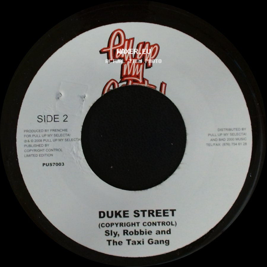 Chackademus And Pliers / Sly, Robbie And The Taxi Gang - When King Tubby's Used To Play / Duke Street side B