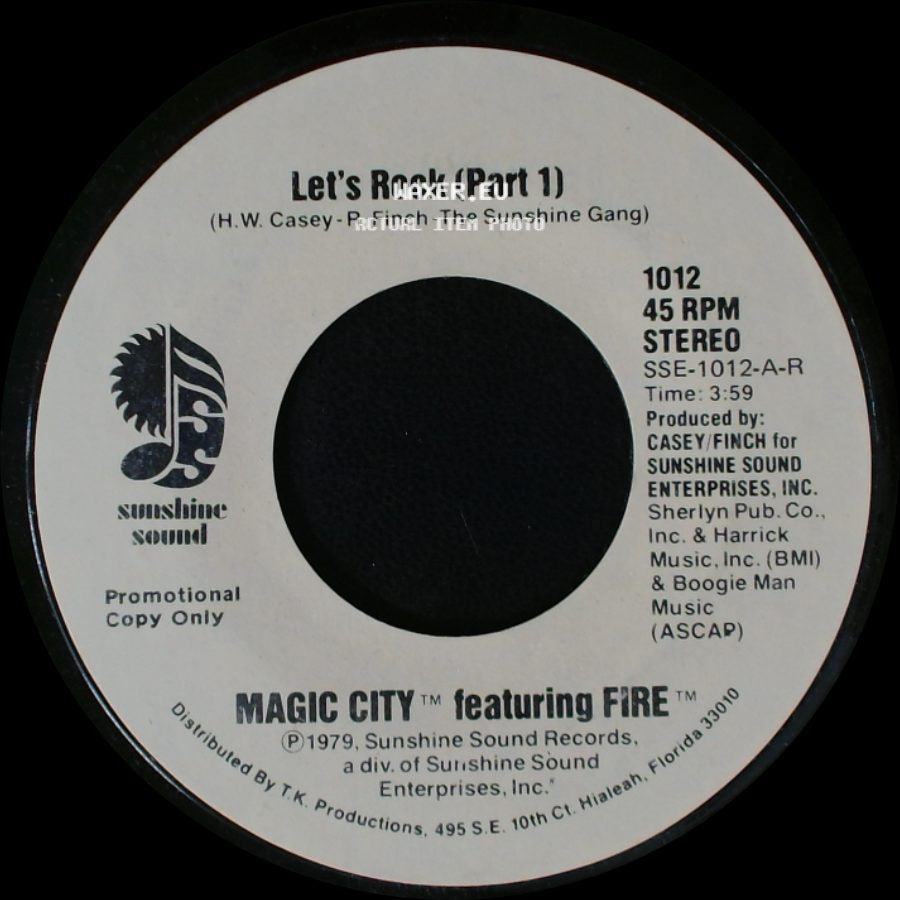 Magic City Featuring Fire - Let's Rock (Part 1) / Let's Rock (Part 1) side B